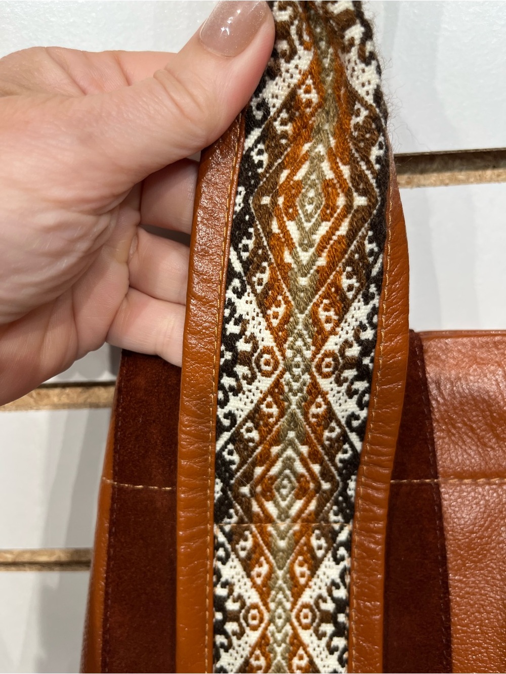Faux leather bag with SW style accents - Picture 7 of 12